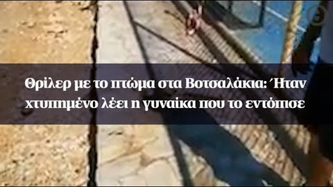 Θρίλερ με το πτώμα στα Βοτσαλάκια: Ήταν χτυπημένο λέει η γυναίκα που το εντόπισε