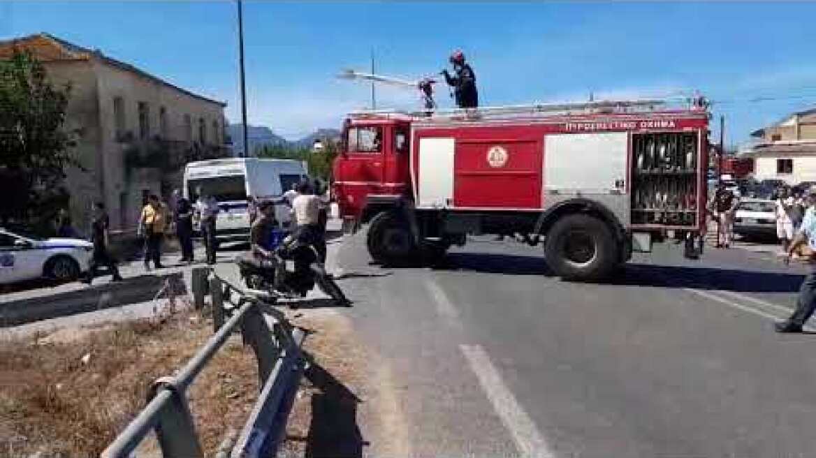 Μεσσηνία: Μεγάλη κινητοποίηση για τη φωτιά στην Ασπροπουλιά