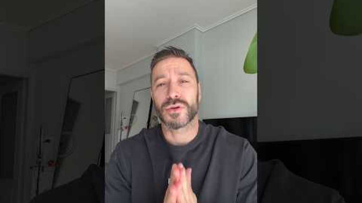 Προσπάθησα πάρα πολύ να μη βγω κλαμένος. Θέλω να σας πω ένα μεγάλο ευχαριστώ!