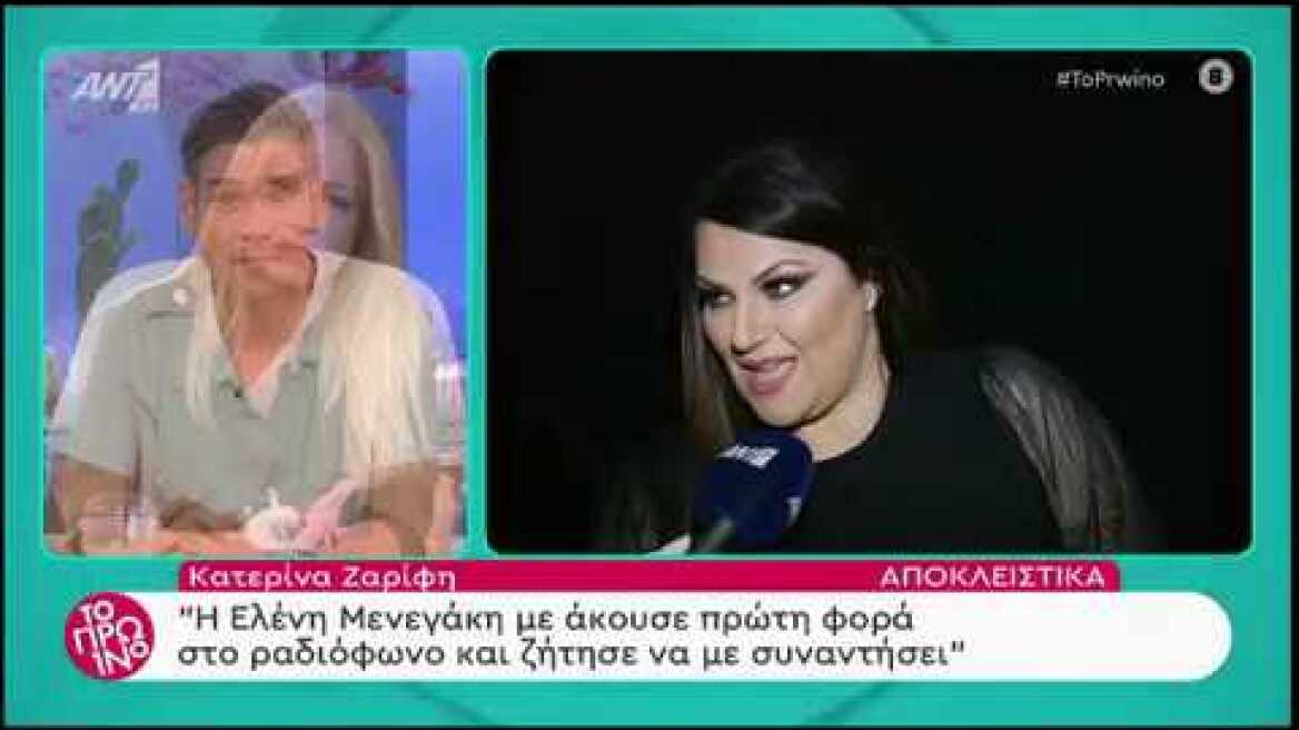 H απίστευτη ατάκα της Κατερίνας Ζαρίφη για την Ελένη Μενεγάκη