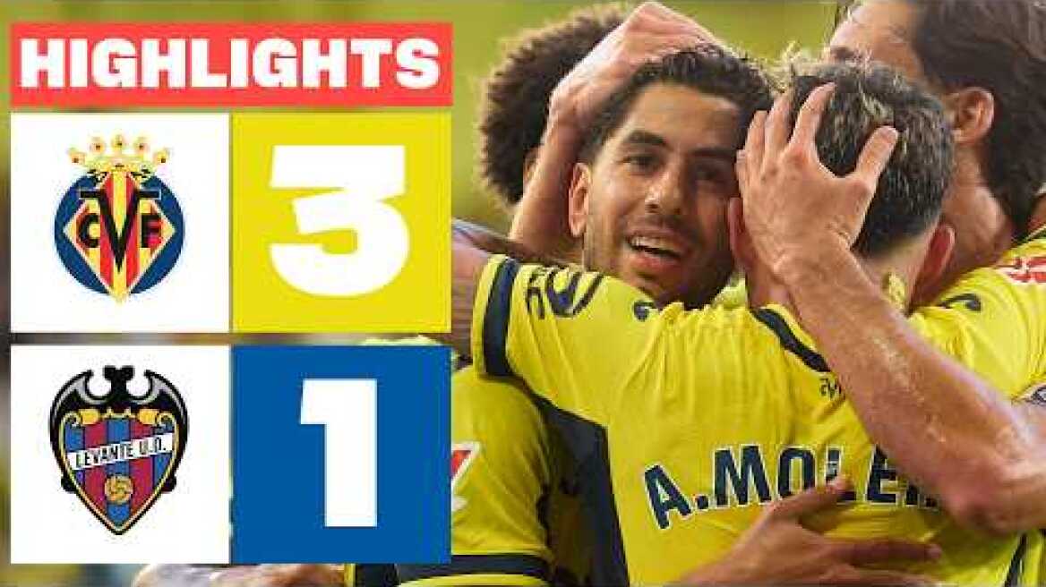 VILLARREAL CF 3 - 1 LEVANTE UD | RESUMEN LALIGA EA SPORTS
