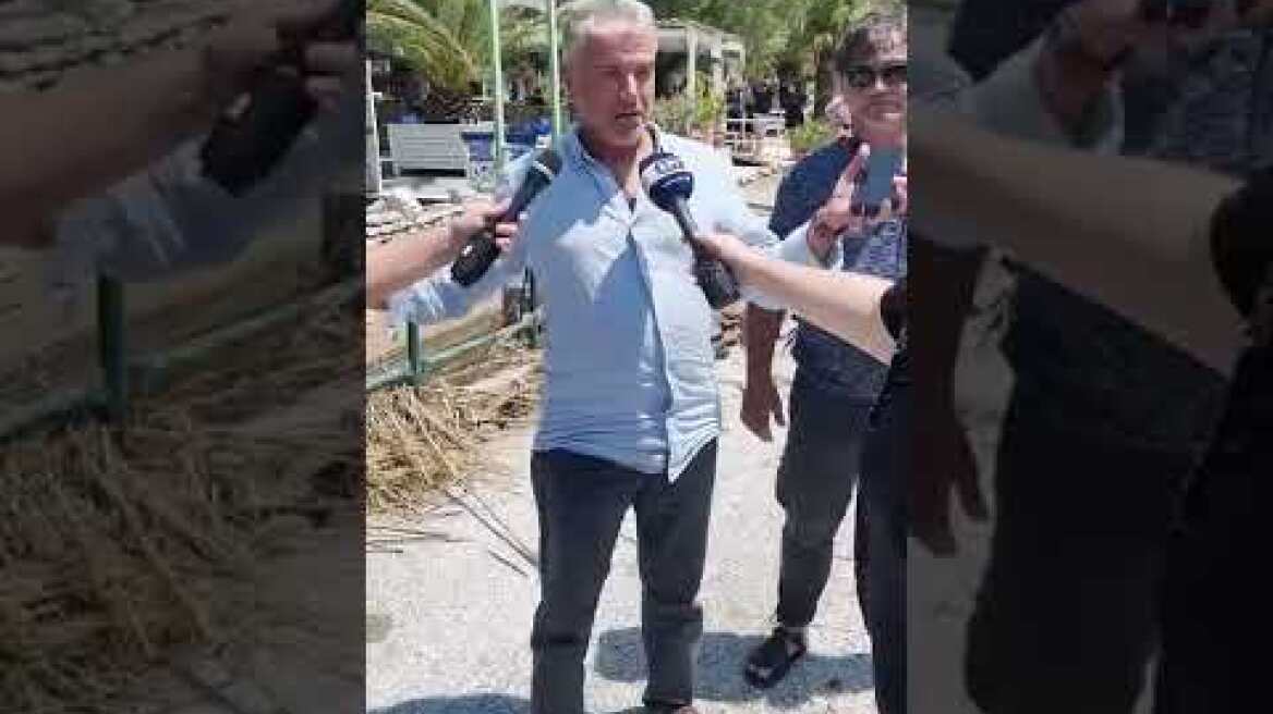 Δηλώσεις δημάρχου Σκύρου για τις καταστροφές που προκάλεσε η κακοκαιρία