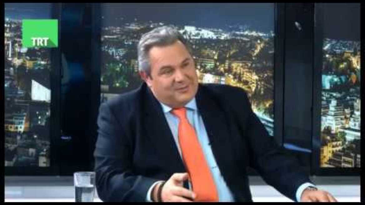 O Πάνος Καμμένος στο TRT