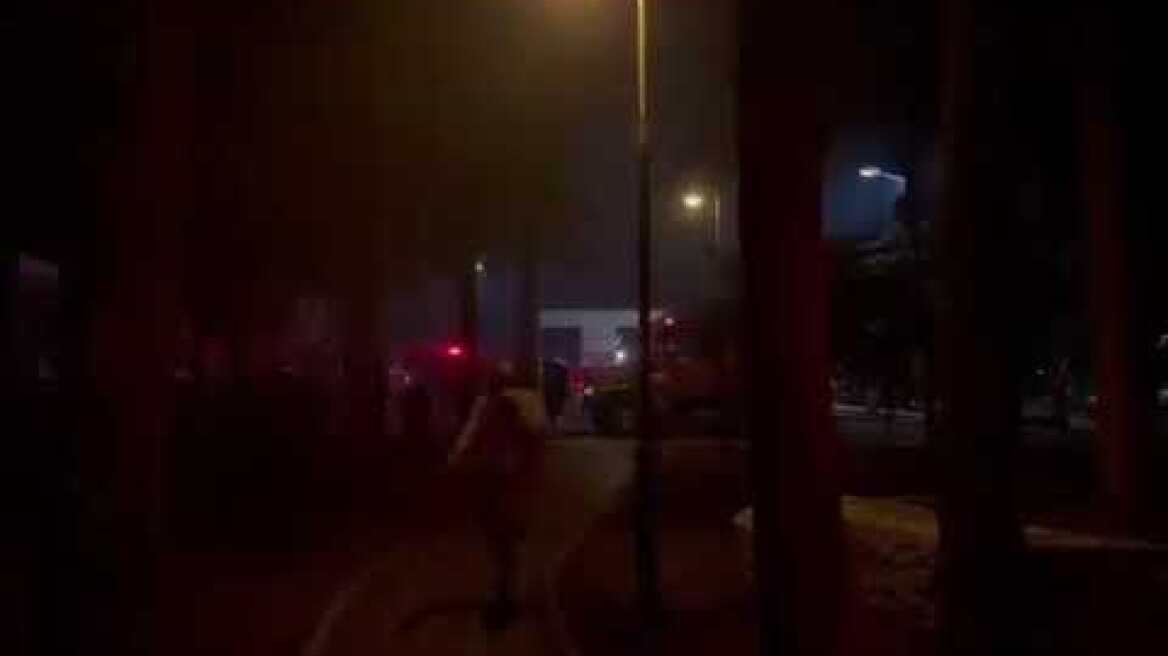 Φωτιά στο Σκοπευτήριο Καισαριανής (1)