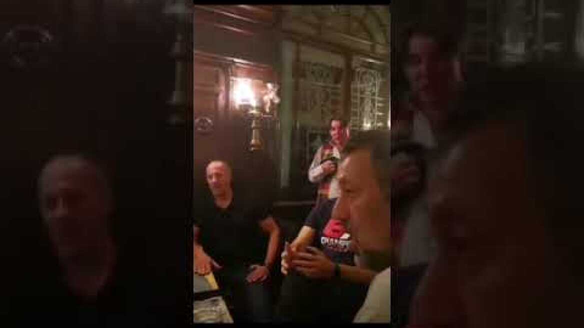 Vlade Divac i Dino Rađa se provode u Skadarliji #divac #radja