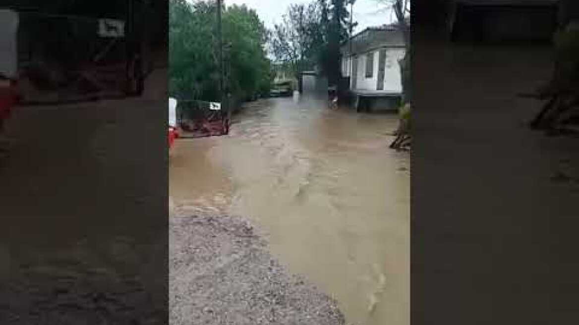 Πλημμύρισαν τα χωριά του Τριγώνου