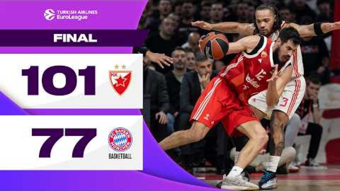 When TEAMWORK Breaks All RECORDS | Red Star - Bayern Munich | BASKETBALL HIGHLIGHTS R12 2024-25