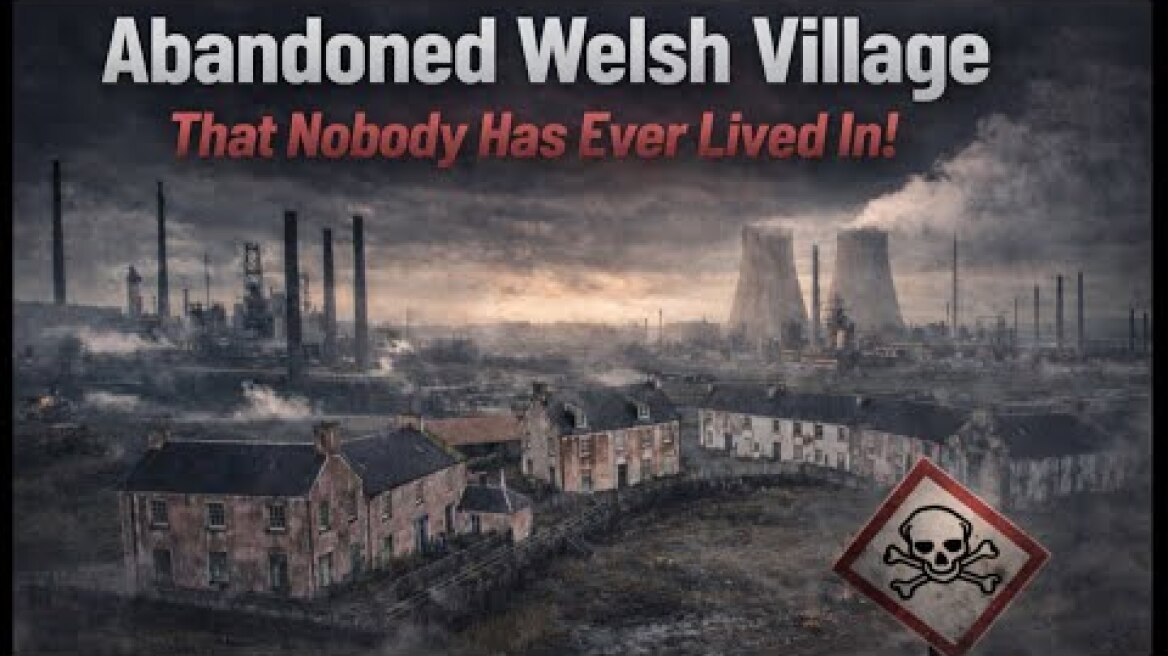 We Got Caught At This Abandoned Welsh Village On Polluted Land ￼That Nobody Has Ever Lived In!