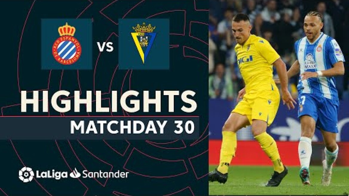 Resumen de RCD Espanyol vs Cádiz CF (0-0)