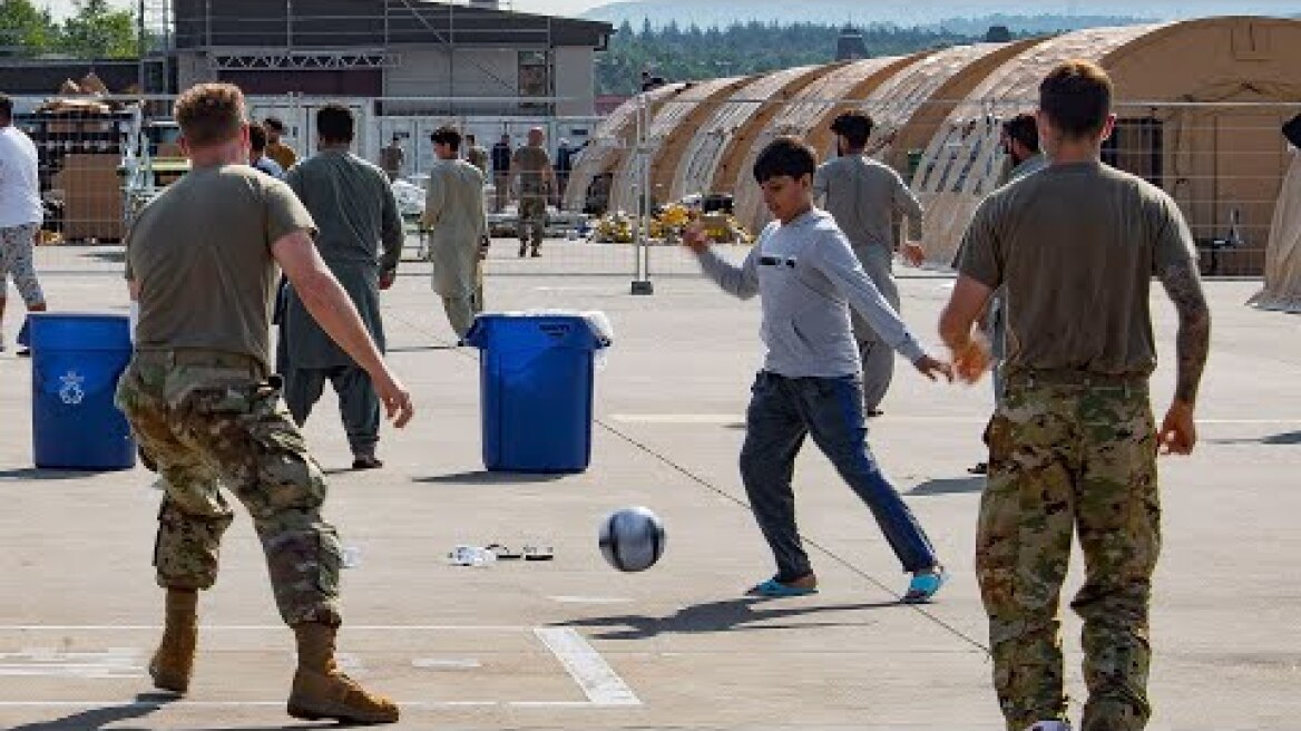 Bereits 7000 Geflüchtete auf der Ramstein Air Base angekommen