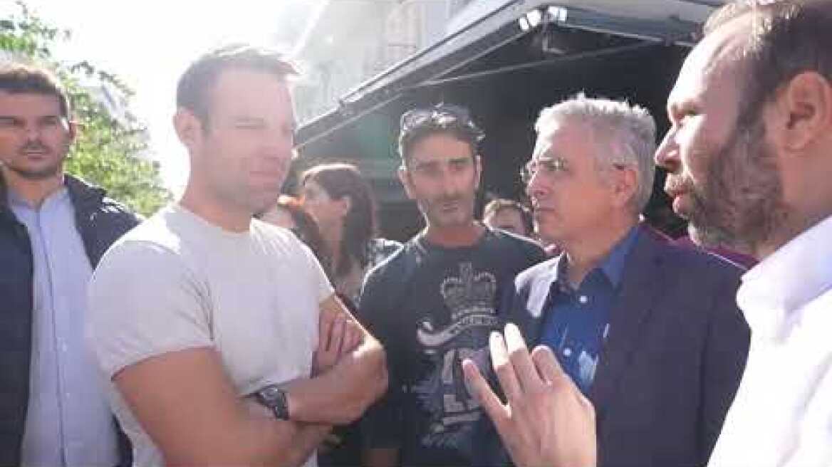 Ο Στέφανος Κασσελάκης στην Κόρινθο