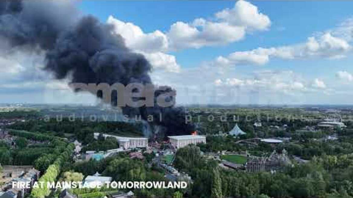 Fire at MAIN STAGE Tomorrowland 2025 || BREAKING NEWS