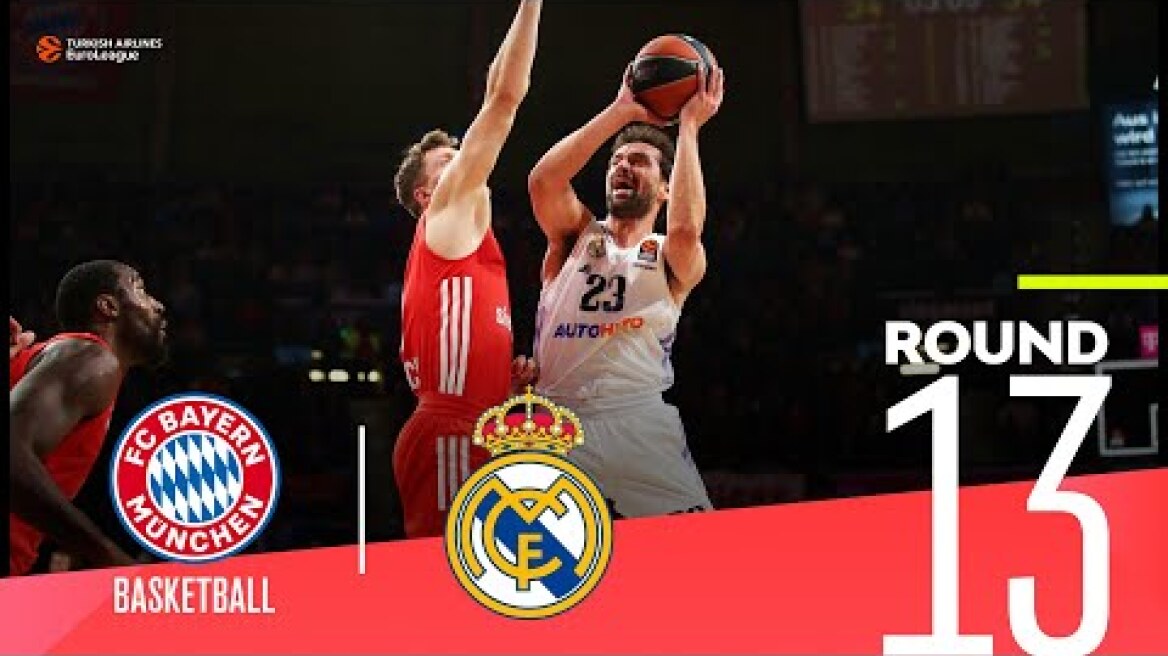 Real edges Bayern in Munich! | Round 13, Highlights | Turkish Airlines EuroLeague