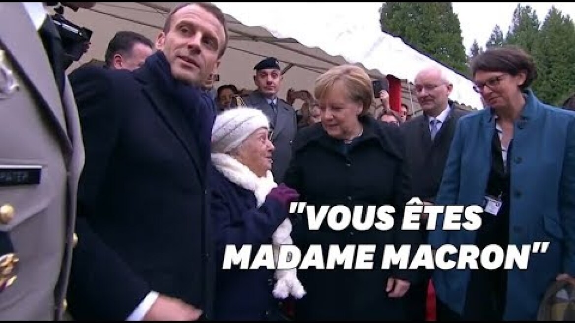 "Je suis la chancelière allemande": cette centenaire a confondu Merkel avec "Mme Macron"