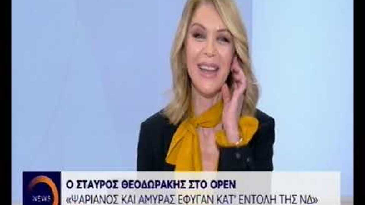 Ο Σταύρος Θεοδωράκης στο OPEN