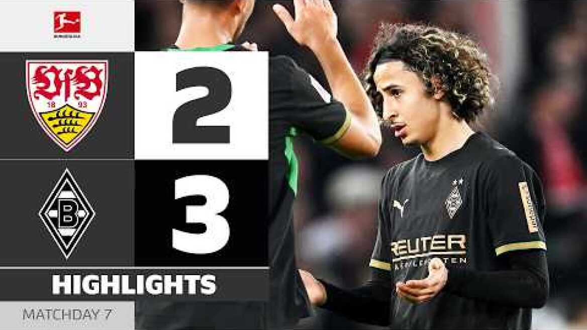 17-Year-Old Mohya SHINES | VFB STUTTGART - BORUSSIA M'GLADBACH | Highlights | MD 7 – Bundeliga 26/27