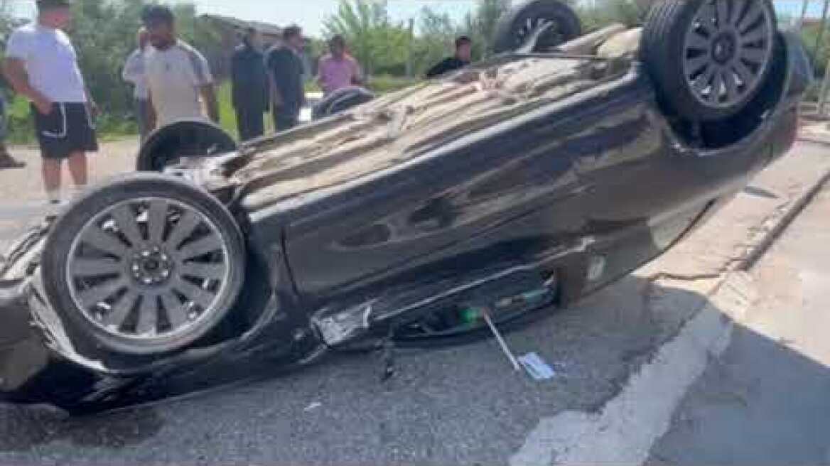 Πύργος: Αναποδογύρισε ΙΧ σε τροχαίο στην Αλφειού