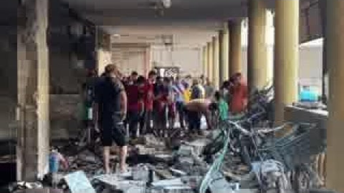 Palestinian officials fear scores killed in Israeli airstrike on school-turned-shelter in Gaza City