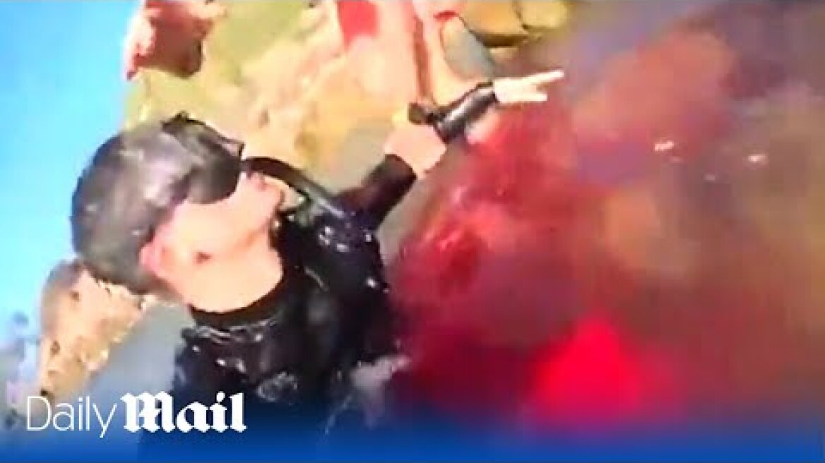 Shark attack: Diver films moment he lost leg in Australia