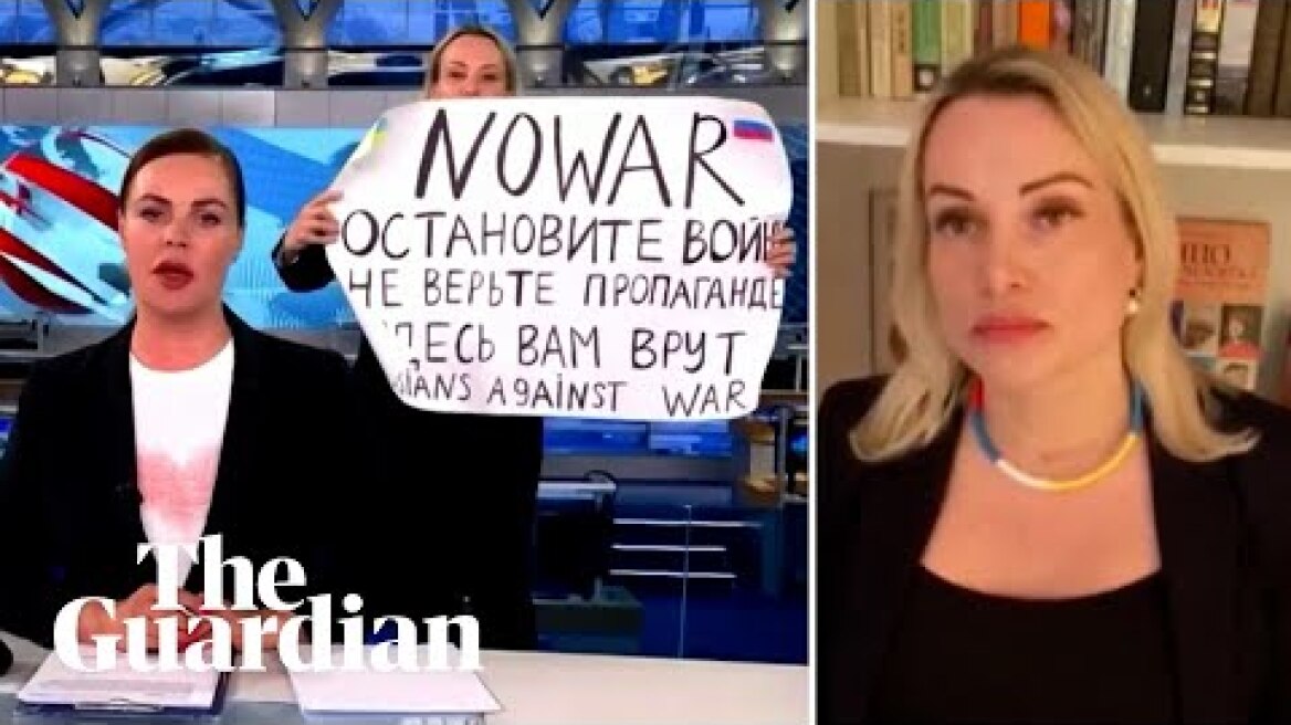 ‘I spread Kremlin propaganda’: Russian TV news protester's pre-recorded statement