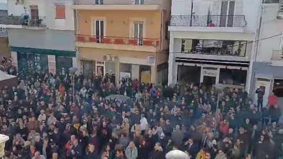 Κινητοποίηση στο πρωτοδικείο Μεσολογγίου