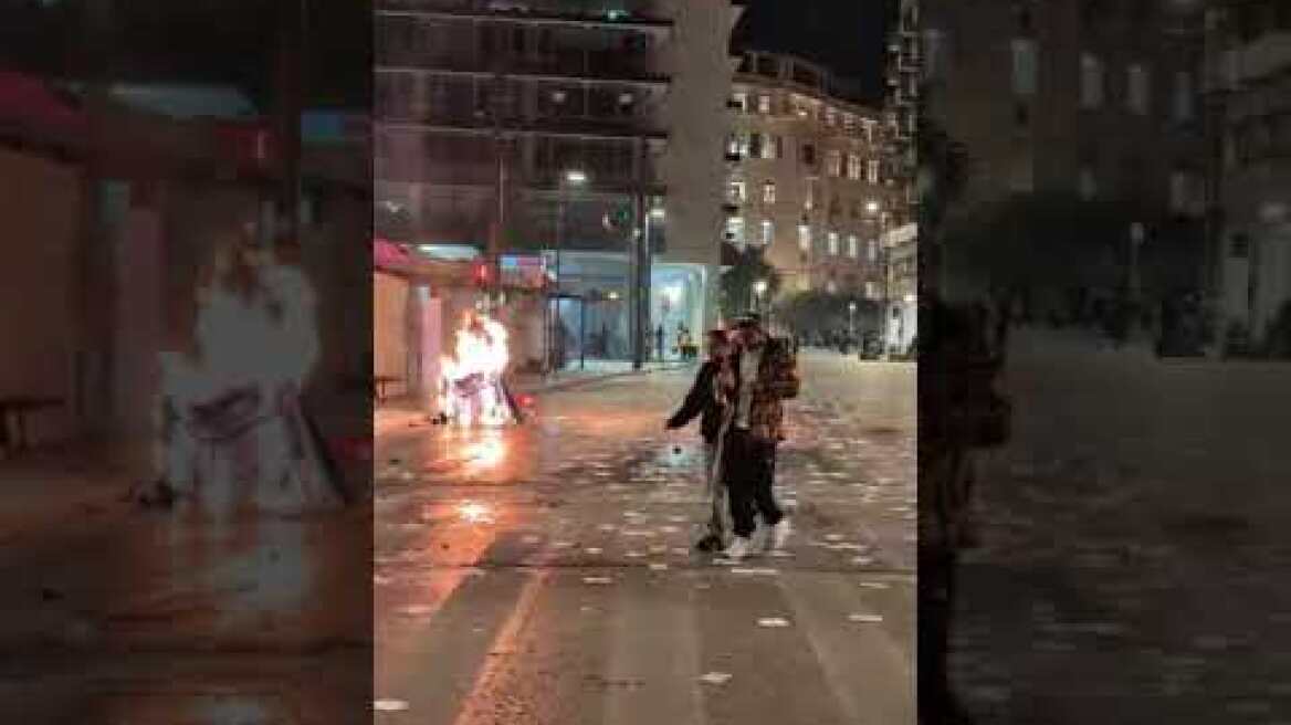 Επεισόδια στο κέντρο της Αθήνας (7)