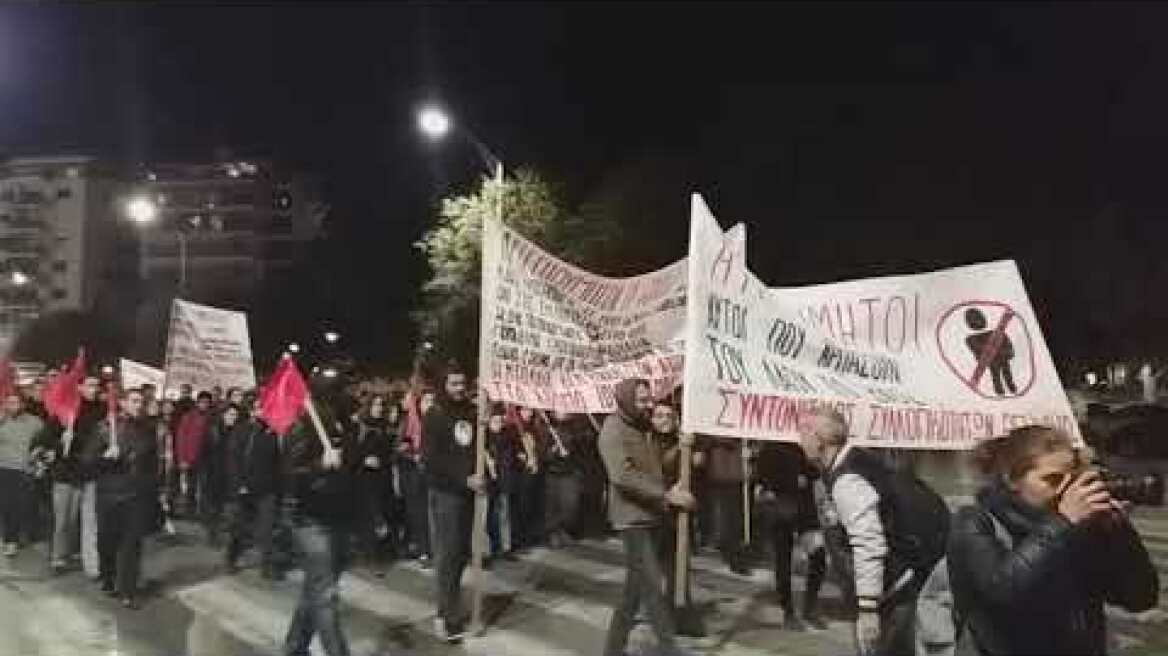 Πορεία κατά του Summit στη Θεσσαλονίκη -Voria.gr