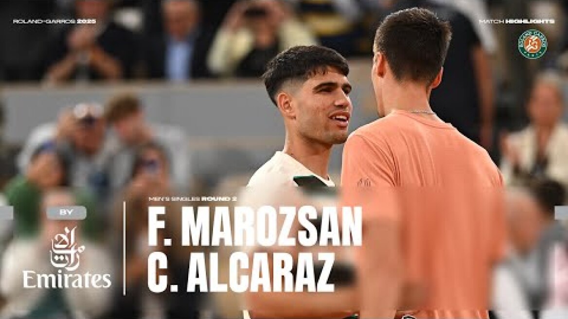 Highlights Marozsan vs Alcaraz Round 1 | Roland-Garros 2025