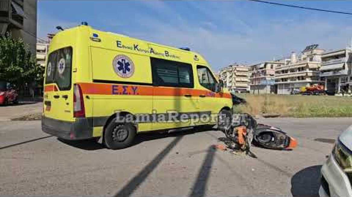 LamiaReport.gr: Τροχαίο στην οδό Μεγάλου Αλεξάνδρου