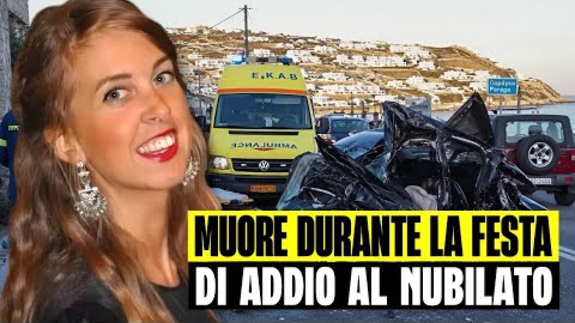 SARA CECCANTINI MUORE A MYKONOS DURANTE IL SUO ADDIO AL NUBILATO A 37 ANNI. LASCIA UNA BIMBA