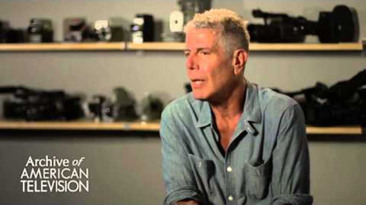 Anthony Bourdain on "Kitchen Confidential" - EMMYTVLEGENDS.ORG