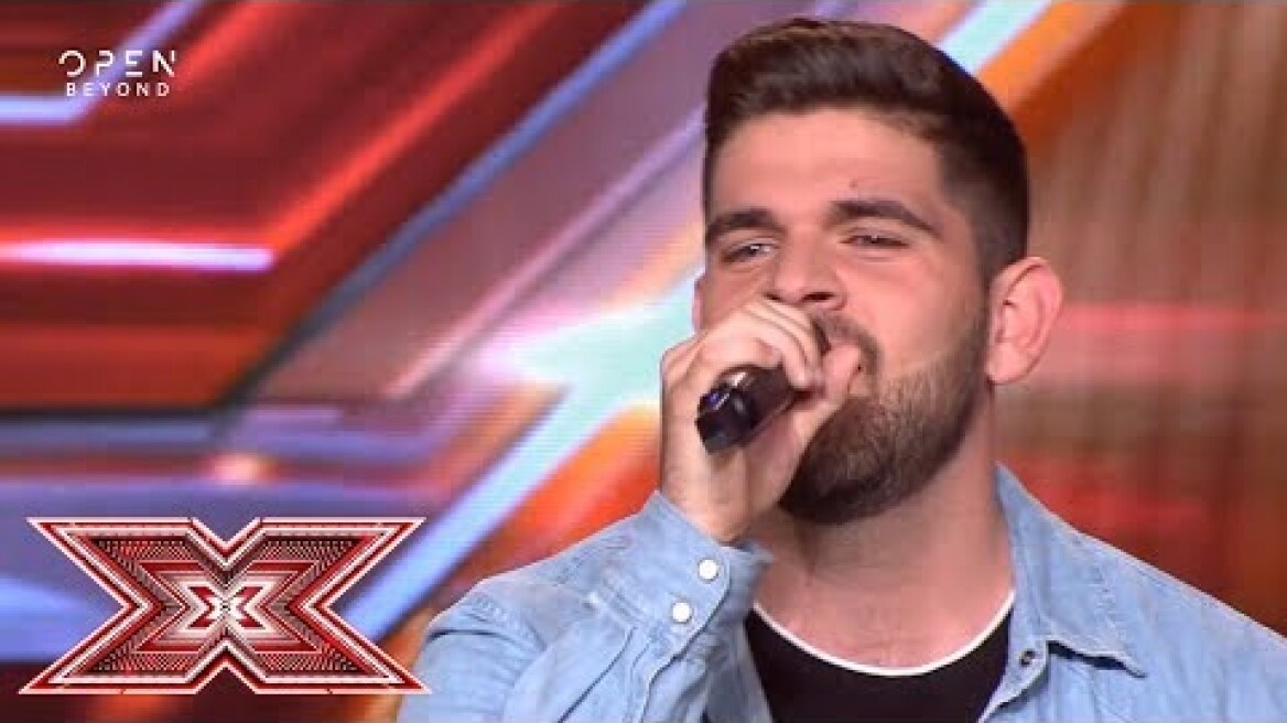 «Ρόζα» τραγουδά ο Αναστάσης Οικονόμου | Auditions | X Factor Greece 2019
