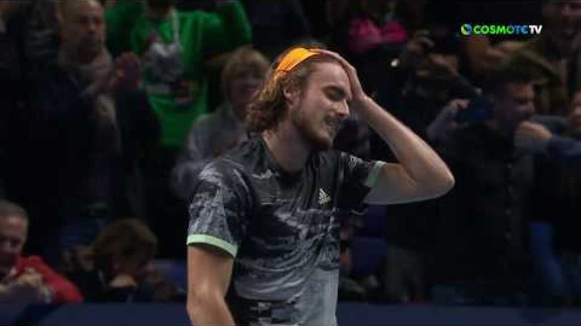 Οι καλύτερες φάσεις από τον θρίαμβο του Τσιτσιπά στο Λονδίνο