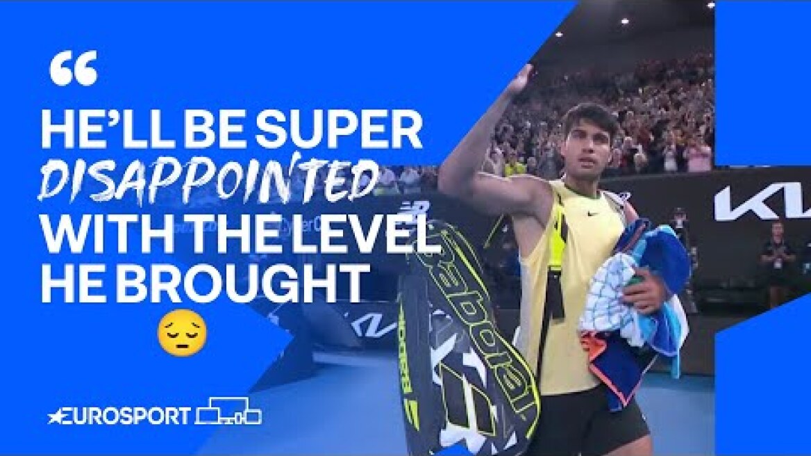 It's OVER for Alcaraz as he CRASHES out against Zverev 😳 | Australian Open 2024 🇦🇺