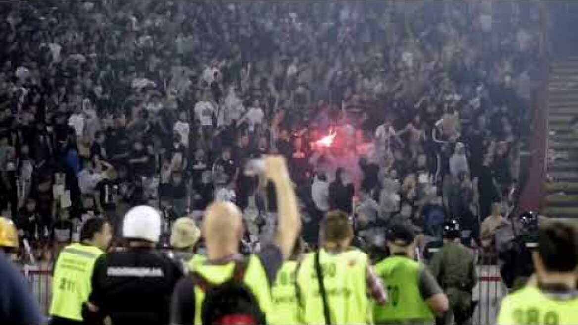 157. večiti derbi | Crvena zvezda - Partizan 2:1 | Neredi na tribinama