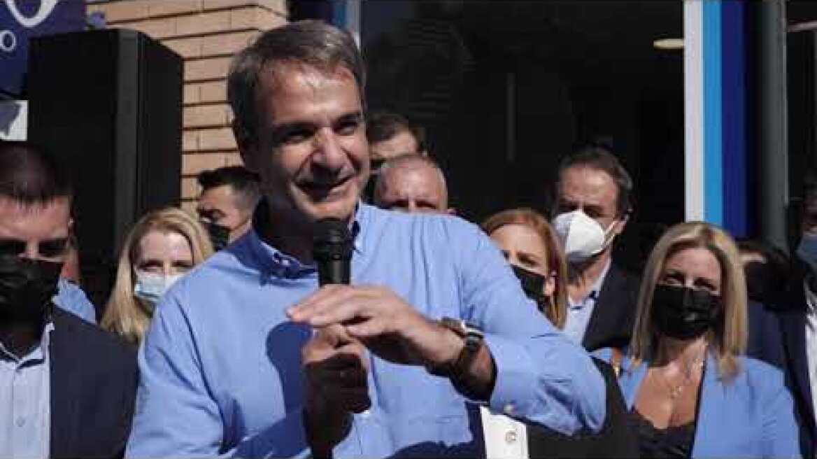 Eπίσκεψη του Πρωθυπουργού Κυριάκου Μητσοτάκη στο Λαύριο