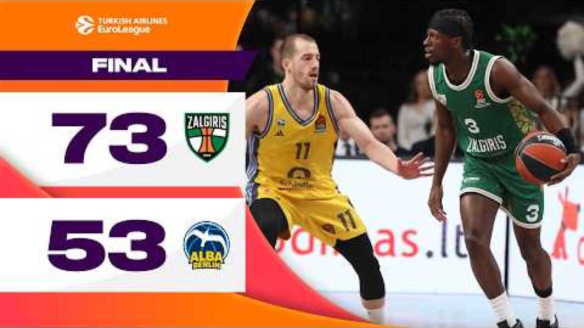 Brazdeikis EXPLODES For SEASON-HIGH | Zalgiris – ALBA Berlin | BASKETBALL HIGHLIGHTS R25 2024-25