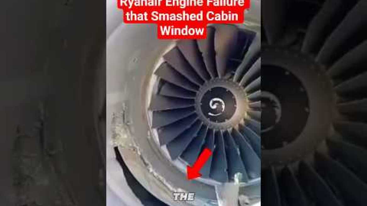 Ryanair Engine Failure Mid Flight. #shorts