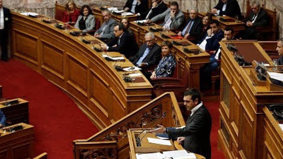 Ομιλία στη Βουλή στο πλαίσιο της «Ώρας του Πρωθυπουργού»