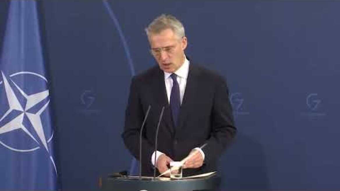 Scholz, Stoltenberg hold news conference in Berlin