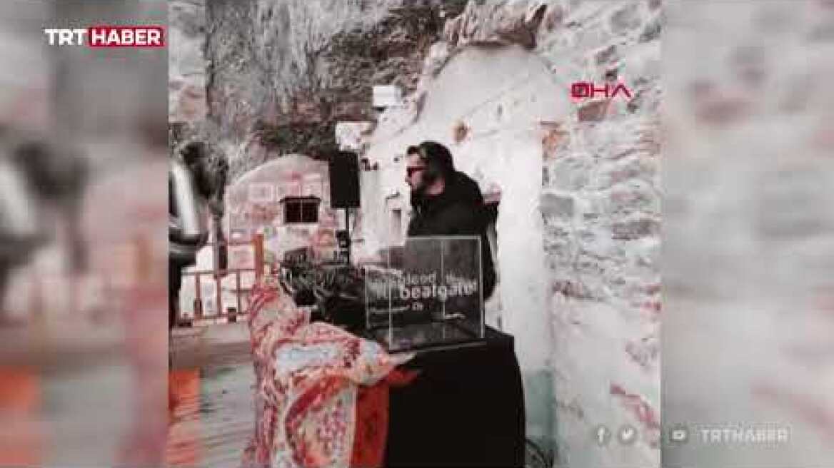 Sümela Manastırı'ndaki görüntüler tepki çekti