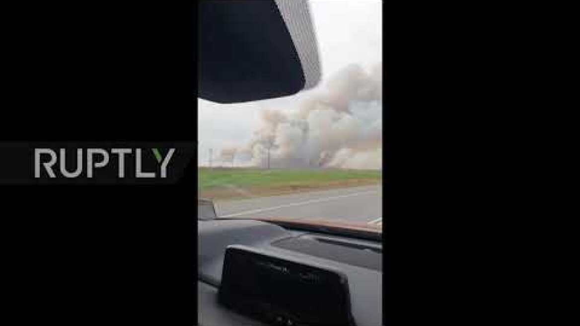 Russia: 1,600 people evacuated amid Ryazan arms depot fire