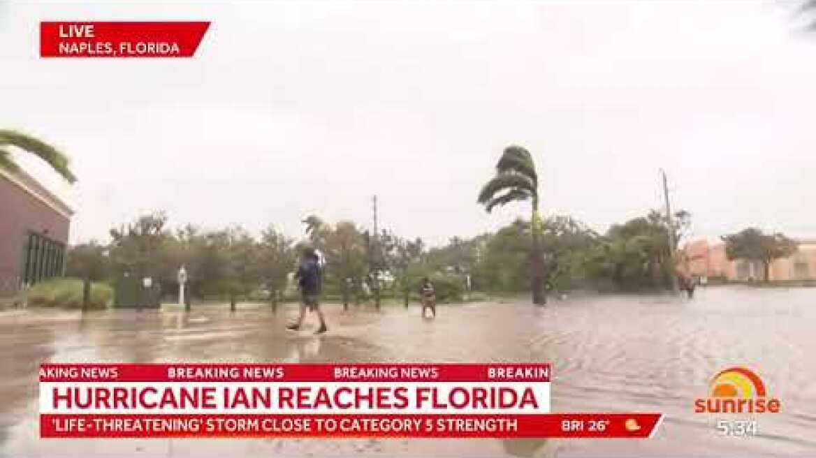 Ο κυκλώνας Ίαν χτυπά με μανία τη Φλόριντα