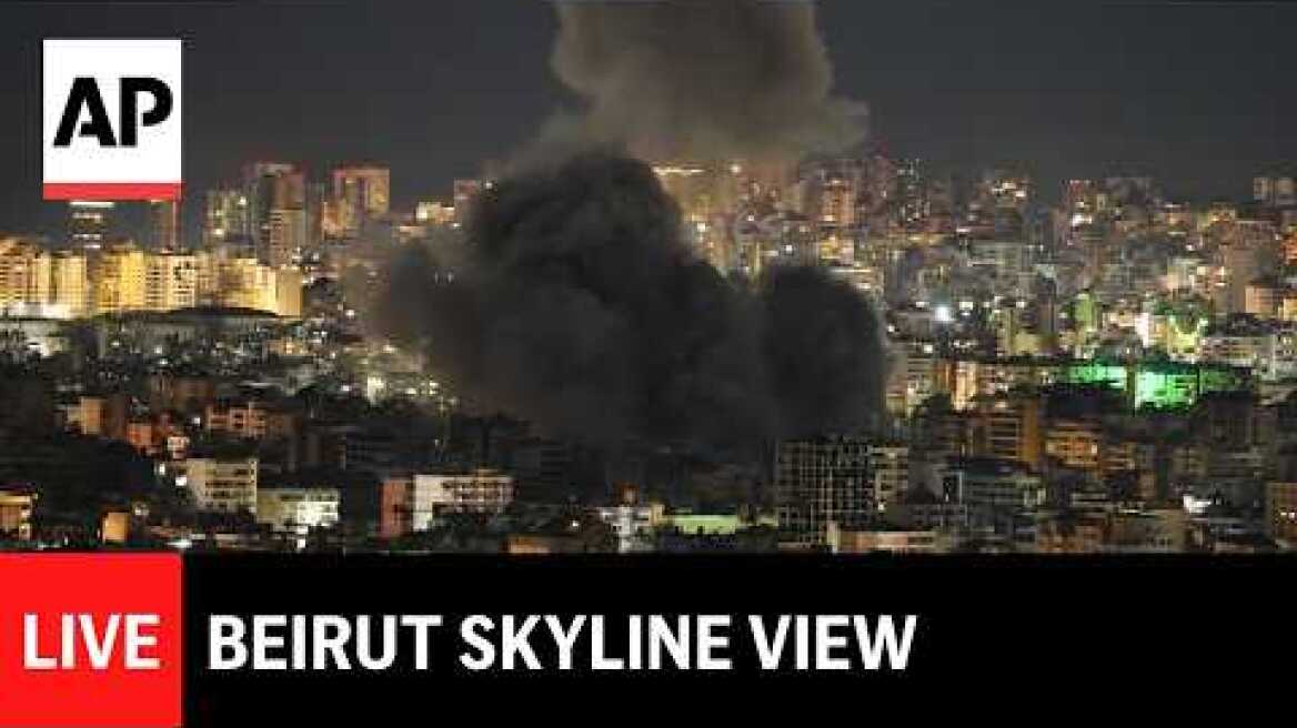 LIVE: Beirut skyline as Israel ramps up operations in Lebanon