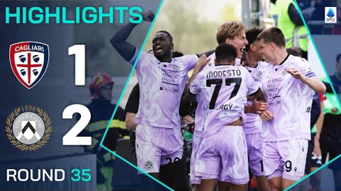 CAGLIARI-UDINESE 1-2 | HIGHLIGHTS | Kristensen Wins It For Udinese | Serie A 2024/25