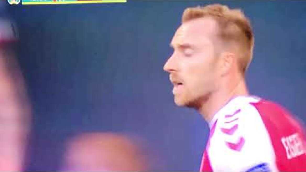 Christian Eriksen Denmark - Finland Euro 2020 Faints during the game