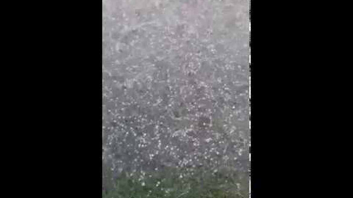 HALKIDIKINEWS - Χαλάζι Ν.Καλλικράτεια 15.6.18