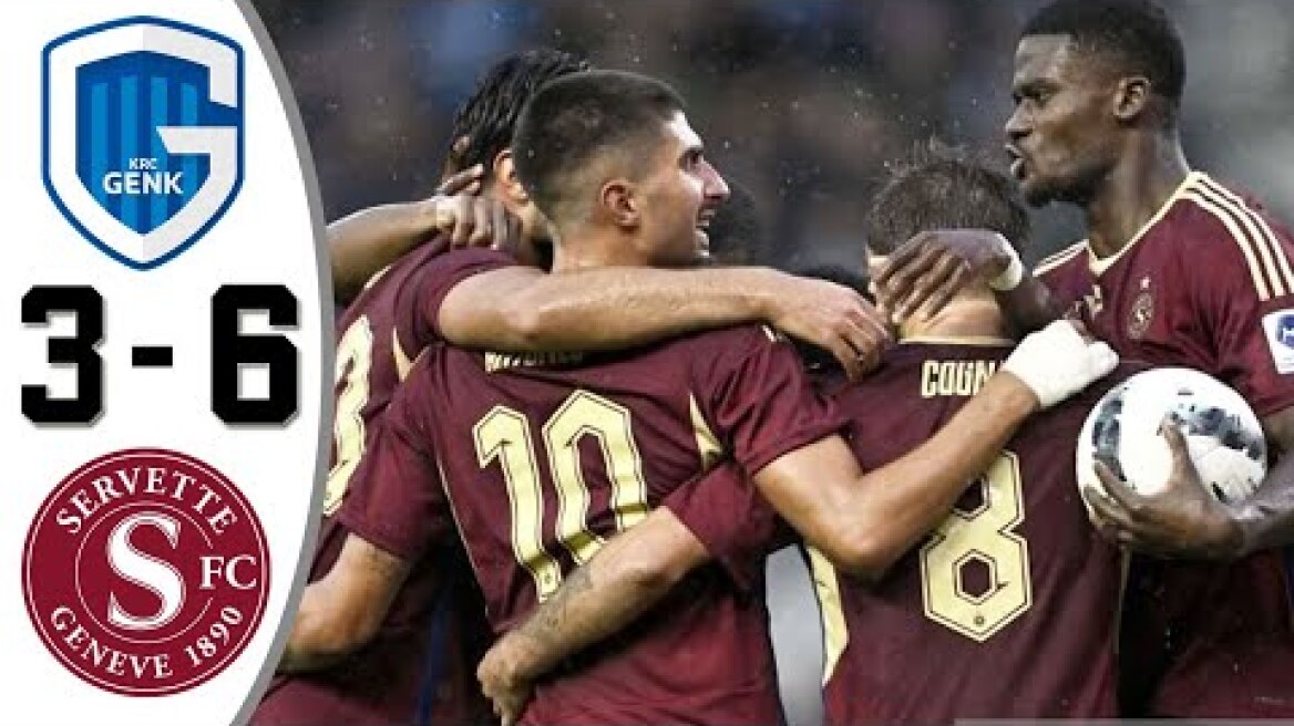 Genk vs Servette 2-2 (pen 1-4) - All Goals & Highlights - 2023