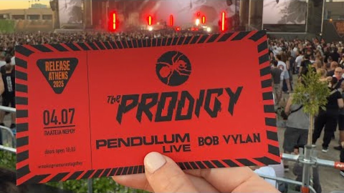 The Prodigy - Firestarter, Athens, Greece, 4th July, 2025 @theprodigy #theprodigy #techno