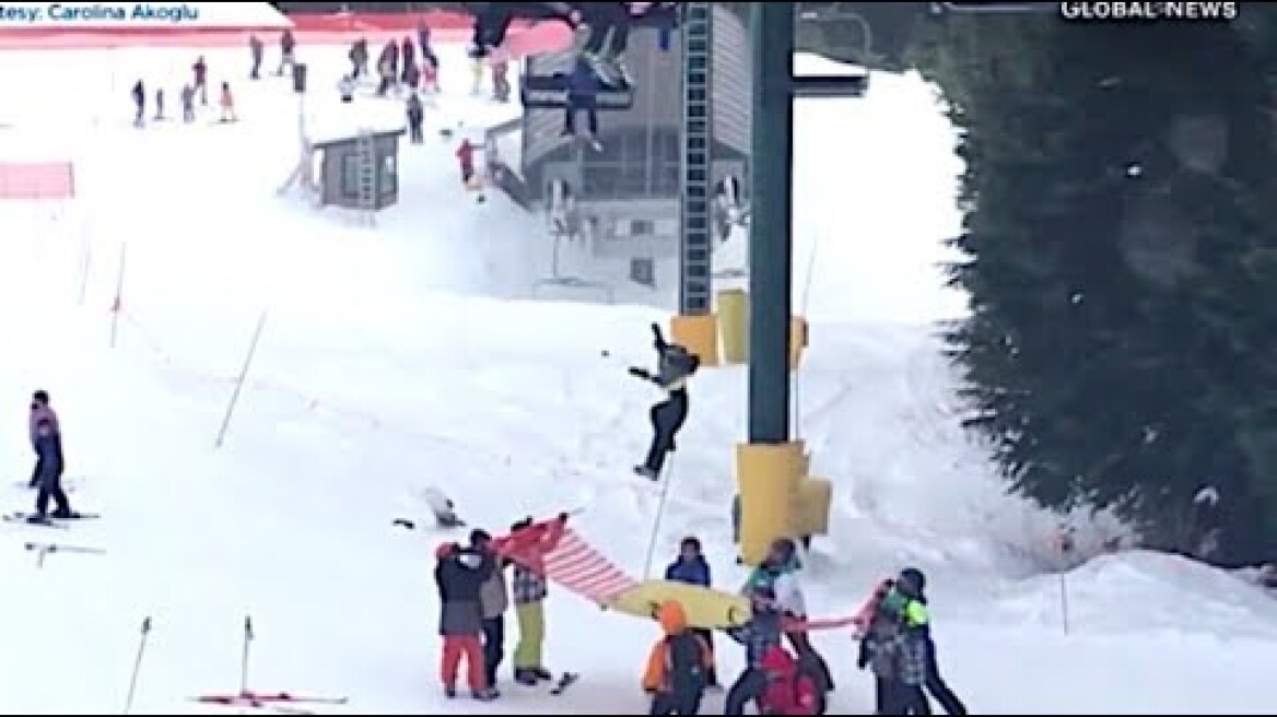 ALERT🛑Hero Teens Catch Boy Dangling From Ski Resort Chairlift In Dramatic Rescue